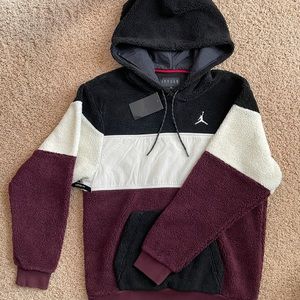 Nike Air Jordan Sherpa Pullover Hoodie NEW